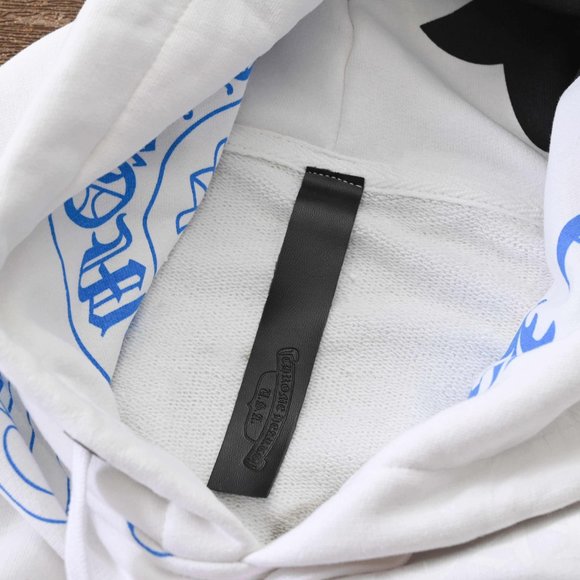 Chrome Hearts Colorful Graffiti Logo Hooded White Drawstring Sweatshirt - Picture 8 of 13